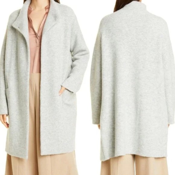 NWOT Vince Clean Edge Cardigan Grey Sweater Coat, size XXL - Picture 2 of 10